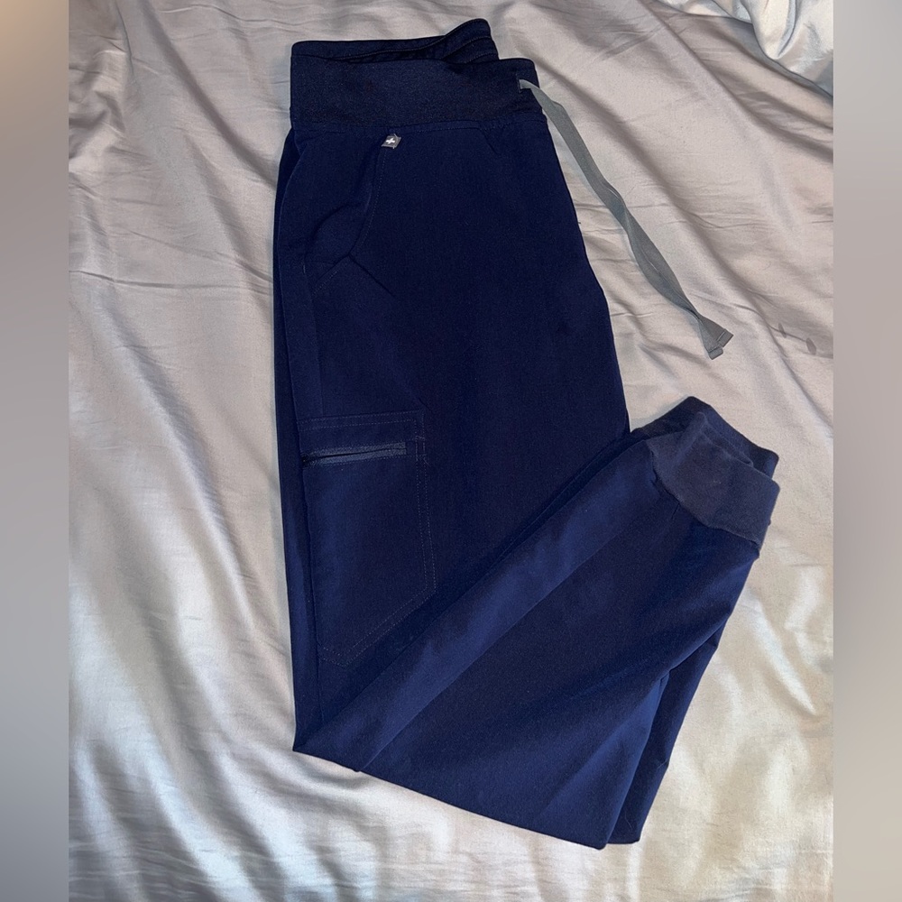 Figs Navy Scrubs Zamora Joggers
